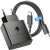 Bamkey 45W Caricatore USB C con 2M Cavo USB-C Ricarica Rapida, per Samsung Galaxy S26 S25 S24 S23 S22 Ultra S20fe A56 A55 A54 A53 A52 A51 A50 A33 A22 A16 A13/Tablet, Ladekabel USB C Schnellladekabel