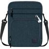 Dadanism 9-11" Custodia Borsa per Tablet con Tracolla per iPad (A16) 11", iPad Air M4 M3/Pro M5 M4 11", iPad 10a Gen/Air 5 10,9", iPad 9/8/7a Gen 10,2", Galaxy Tab A11+ 11", Tab M11 11", Indaco