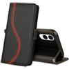 laddutoi Cover per Samsung Galaxy S25 Edge 5G, Custodia Flip Case in Pelle PU [Slot Carte] [Supporto Stand] [Magnetica], Libro Portafoglio Antiurto Custodia per Samsung Galaxy S25 Edge, Nero