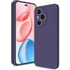 Btstring Cover per Honor 400 Pro 5G, Custodia Antiurto Case Sottile in Silicone TPU con Fodera in Microfibra e Protezione della Fotocamera -Viola