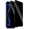 Xunzii Privacy Pellicola Protettiva per Xiaomi 17 Max/Xiaomi 17 Ultra, 2 Pezzi Anti Spy in Vetro Temperato, Pellicola Durezza 9H Protezione Schermo Sensibile Anti-Graffio
