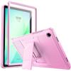 MoKo Cover Compatibile con Samsung Galaxy tab A11+ Plus 11 Pollici 2025/Galaxy Tab A9+ Plus 11 Pollici 2023, Custodia Protettiva per Tablet, Copertura Completa, con Pellicola Integrata, Fiore Rosa