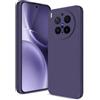 Btstring Cover per Vivo X300 Pro, Custodia Antiurto Case Sottile in Silicone TPU con Fodera in Microfibra e Protezione della Fotocamera -Viola