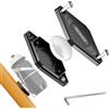 NICEDACK Supporto per bici AirTag, supporto per bici per Apple Airtag, supporto nascosto nel portaborraccia, impermeabile con viti di sicurezza antifurto