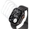 HidWee 4 Pezzi Pellicola Protettiva Compatibili con Apple Watch Ultra 3 49mm, 9H Durezza Vetro Temperato Anti-Graffi/Anti-Olio Screen Protector Pellicola Protettiva