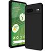 Btstring Cover per Google Pixel 7, Custodia Antiurto Case Sottile in Silicone TPU con Fodera in Microfibra e Protezione della Fotocamera -Nero