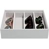 Stackers Cofanetto portagioie classico per occhiali e accessori, colore grigio classico
