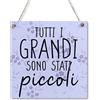 CARISPIBET Tutto i grande | segni decorativi per la casa decorazioni ispiratore stile di vita targhe decorative 20 x 20 cm