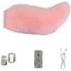 Mnrkaoic Coda Elettrica Telecomandata Ricaricabile Per Auto Peluche Scodinzolante Che Si Muove Con Telecomando Decorazione Carina Automobile Moto Code Pelosa Furry Personalizzato Remote (Rosa (elettrico))