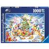 Ravensburger Puzzle, Puzzle 1000 Pezzi, Natale Disney, Puzzle per Adulti e Ragazzi, Puzzle Disney, Puzzle Stampa di Alta qualità