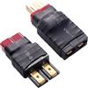 Lyeteung 2 Pezzi Compatibile con TRX a Deans T, Compatibile con Traxxas Femmina / Maschio a T Femmina / Maschio Connettori, per Batteria RC LiPo