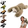 nnOuOnn Peluche a forma di bradipo ponderato, morbido peluche per il comfort e il relax, per adulti, compagni di abbraccio per alleviare l'ansia e sostenere il sonno (45 cm)