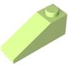 XYEIUGO GDS-586 Pendio 33° 3x1 50 Pezzi compatibile con Lego Parti DIY e Componenti MOC di Mattoncini Colore Verde giallastro