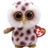 TY Beanie Boos Whoolie il Gufetto, con Occhi Dorati Grandi e Glitter, il Peluche con gli Occhi Grandi Scintillanti 15 Cm T36574