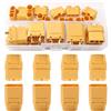 Lyeteung 5 Pairs XT90 Connettore, XT90 Maschio Femmina Battery Connettore con Alloggiamento Guaina, per Batteria Lipo, Giallo