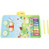 Pwshymi Tappetino Musicale per Bambini, Tastiera per Pianoforte, Batteria, Touch Play, per Bambini, per la Prima Educazione, Giocattolo Interattivo per Ragazzi e Ragazze, Portatile e Sicuro, PE,