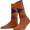 Burlington Queen W So cotone fantasia 1 paio, Calzini Donna, Arancione Hermes 8467, 36-41