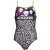 Arena Girl's Crazy Swimsuit Li Costume Intero, Nero-Verde Morbido, 12-13 Year Bambine e Ragazze