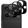 Teenrpov per Xiaomi Redmi Note 13 Pro Plus 5G Pellicola Fotocamera Vetro temperato Protezione, 3 Pezzi Anti Graffio Camera Vetro Temperato Protezione Lente Pellicola, Durezza 9H, Senza Bolle-Nero