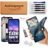 AmComponent - display di ricambio per XIAOMI REDMI 9C M2006C3MG schermo LCD + vetro touch screen + frame | Componente di ricambio con luminosità intensa e risposta al tocco reattiva