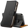 LETANG Anjoo Phone Case Compatible with Samsung Galaxy A5 2017, [Premium Leather] Wallet Card Flip Case Cover Replacement for Samsung Galaxy A5 2017 - Black