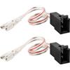 RED WOLF Adattatore altoparlante compatibile con Opel Corsa Astra VW Golf 4 Renault Peugeot Boxer FIAT 500 Panda altoparlante auto cavo adattatore 2 pezzi