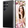 COTSRGT Smartphone S25 Ultra 5G/4G Android 14 Sbloccato, 16GB 1TB, Schermo HD Da 7,3'', Fotocamera Da 72MP 108MP, Telefono Cellulare Dual SIM 0, Telefoni Cellulari Con Penna Integrata,Black-7.3 Inch