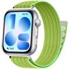 PinnWaa Cinturino Sport Loop in Nylon Compatibile con Huawei Watch Fit 5 Pro/5/4 Pro/4/Fit 3, Morbido Traspirante con Chiusura a Strappo per Uomo Donna per Watch Fit 5 Pro/5/4 Pro/4/Fit 3 - Verde