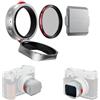 Freewell The Real Lens Hood CPL/Mist Filter per Fuji GFX100RF (Argento)