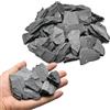 KINGRUI Rocce Naturali in Ardesia Decorative per Paesaggistica in Miniatura, Giardini delle Fate, Bonsai, Artigianato Fai-da-Te, Acquari e Terrari per Rettili - 1kg (3-7cm)
