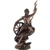VOGLER Joh. Vogler GmbH Il dio celtico del tuono di Tarani - con fulmine e ruota del carro bronzato da Veronese