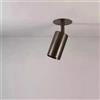Generico Luce pendente, Lampada da soffitto in rame Camera letto Comodino Faretto superficie rotante in ottone Retro Ottone antico(Noir)