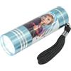 Kids Licensing Torcia in alluminio per bambini Frozen con 9 LED e colori, con protagoniste le ragazze, 3+ anni - Blu chiaro natalizio, regalo di compleanno, viaggio e ringraziamento - Giocattolo torcia in plastica
