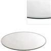 Decor Essentials Piatti a specchio per centrotavola nuziali rotondi o quadrati da 20/25/30/ o 50 cm., Vetro, Silver, 40 cm ROUND