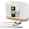 Generico Scolabacchette, Contenitore Per Posate,Porta Bacchette Per Portaoggetti Per Posate | Scolaposate Da Cucina, Porta Bacchette E Cannuccia Con Scarico Per Bacchette, Cucchiaio, Forchetta, Spazzola