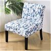 FAIRUO Copripoltrona Senza Braccioli, Fodera per Sedia Senza Braccioli Accent Poltroncina Coprisedia Stampato Elasticizzati (Color : #42, Size : 2 Pezzi)