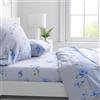 Corredocasa Completo Lenzuola Smerlato per Letto Matrimoniale Made in Italy in 100% Puro Cotone Naturale Prodotto Alta Qualità per Casa Hotel e B & B (Turchese)