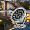 KEKSIS DAOTEX Faretto Subacqueo LED Luci Piscina IP68 Impermeabile Basso Voltaggio Luce Fontana per Acquari, Stagni, Cascata, Illuminazione del Paesaggio (Color : Green, Size : 12W-DC12V)