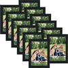 Giftgarden Cornice 10x15,Cornice Foto 12 Pezzi, Decorazione per Casa Cornici da Tavolo e Parete Nere