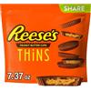 Reese's Thins, Tazze di burro di arachidi al cioccolato al latte, confezione da 209,8 g