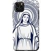 Happy Catholics Custodia per iPhone 11 Pro Max Nostra Signora di Lourdes Immacolata Concezione Maria Cattolica