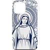 Happy Catholics Custodia per iPhone 13 Pro Max Nostra Signora di Lourdes Immacolata Concezione Maria Cattolica