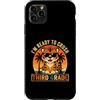 Back to School First Day Tigers Vintage Custodia per iPhone 11 Pro Max Occhiali da sole con tigre di terza elementare I'm Ready to Crush, retro divertente