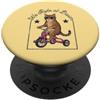 Cool Kitty Co. We Ride at Dawn - Occhiali da sole divertenti a forma di gatto PopSockets PopGrip Adesivo