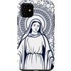Happy Catholics Custodia per iPhone 11 Nostra Signora di Lourdes Immacolata Concezione Maria Cattolica