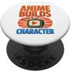 Anime Plot Armor Magic and Snacks Anime Costruisce Personaggio Giapponese Animazione Appassionato Fan PopSockets PopGrip Adesivo