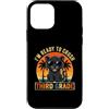 Back to School First Day Panthers Boys C Custodia per iPhone 12 mini I'm Ready to Crush 3rd Grade Panther Occhiali da sole retrò divertenti