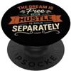 The Greatest Quotes Of All Time Apparel Il sogno è gratis citazione motivazionale PopSockets PopGrip Adesivo