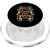 Dont Let The Hard Days Win Mental Health Floral Motivational Don't Let The Tough Days Defeat You PopSockets PopGrip per MagSafe