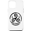 Brittany Celtic Culture Custodia per iPhone 12 Pro Max Simbolo del patrimonio celtico Triskel